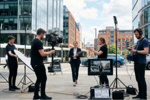 corporate promotional films in Manchester, product launch video, service promo video