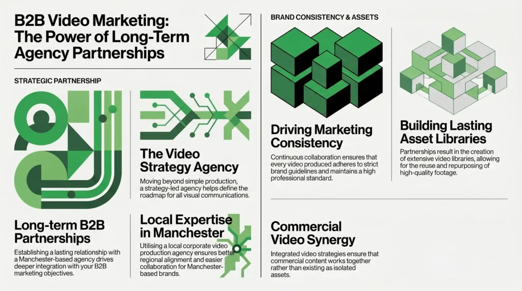 corporate video production agency in Manchester, B2B video marketing, video strategy agency